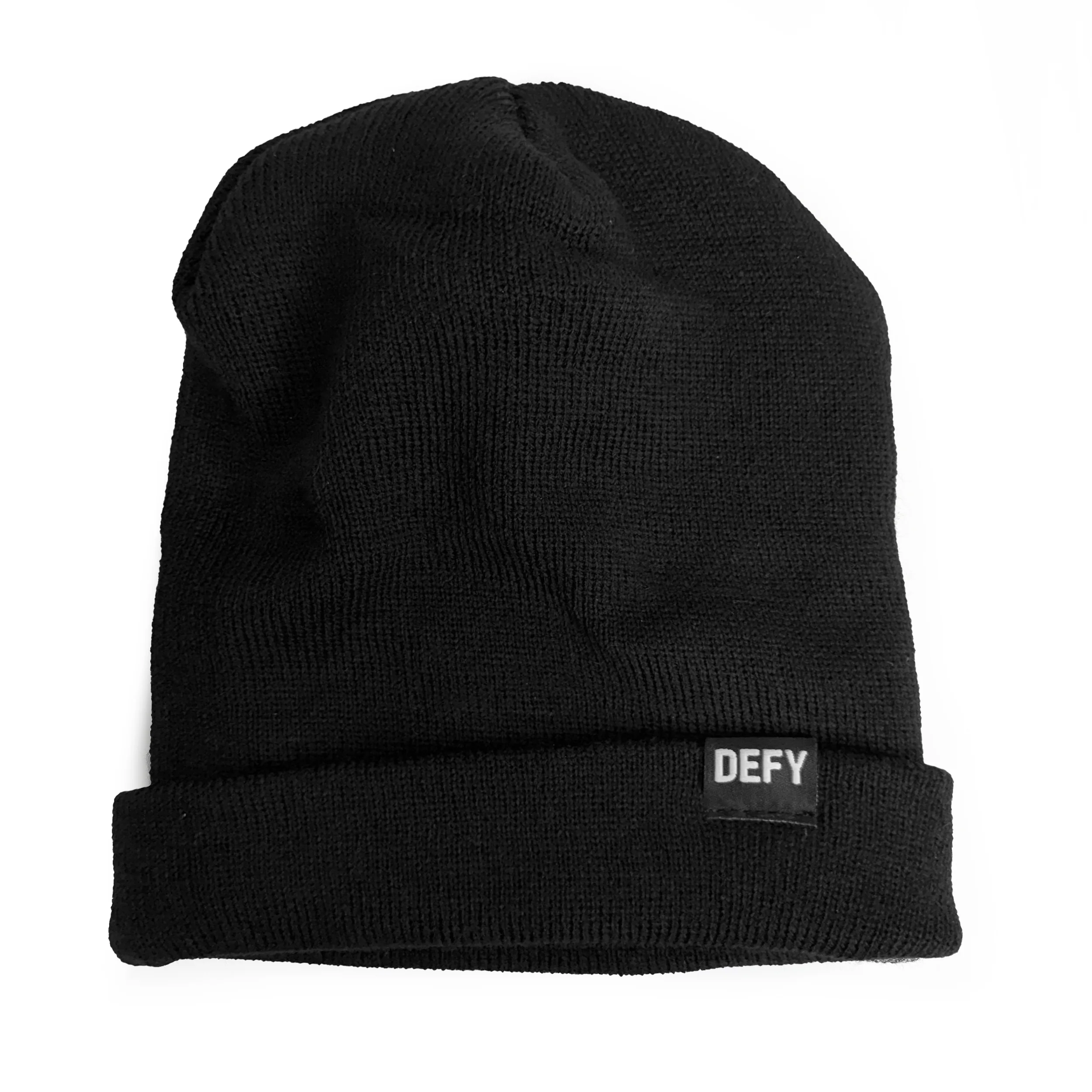 DEFY Black Beanie / Low Stock
