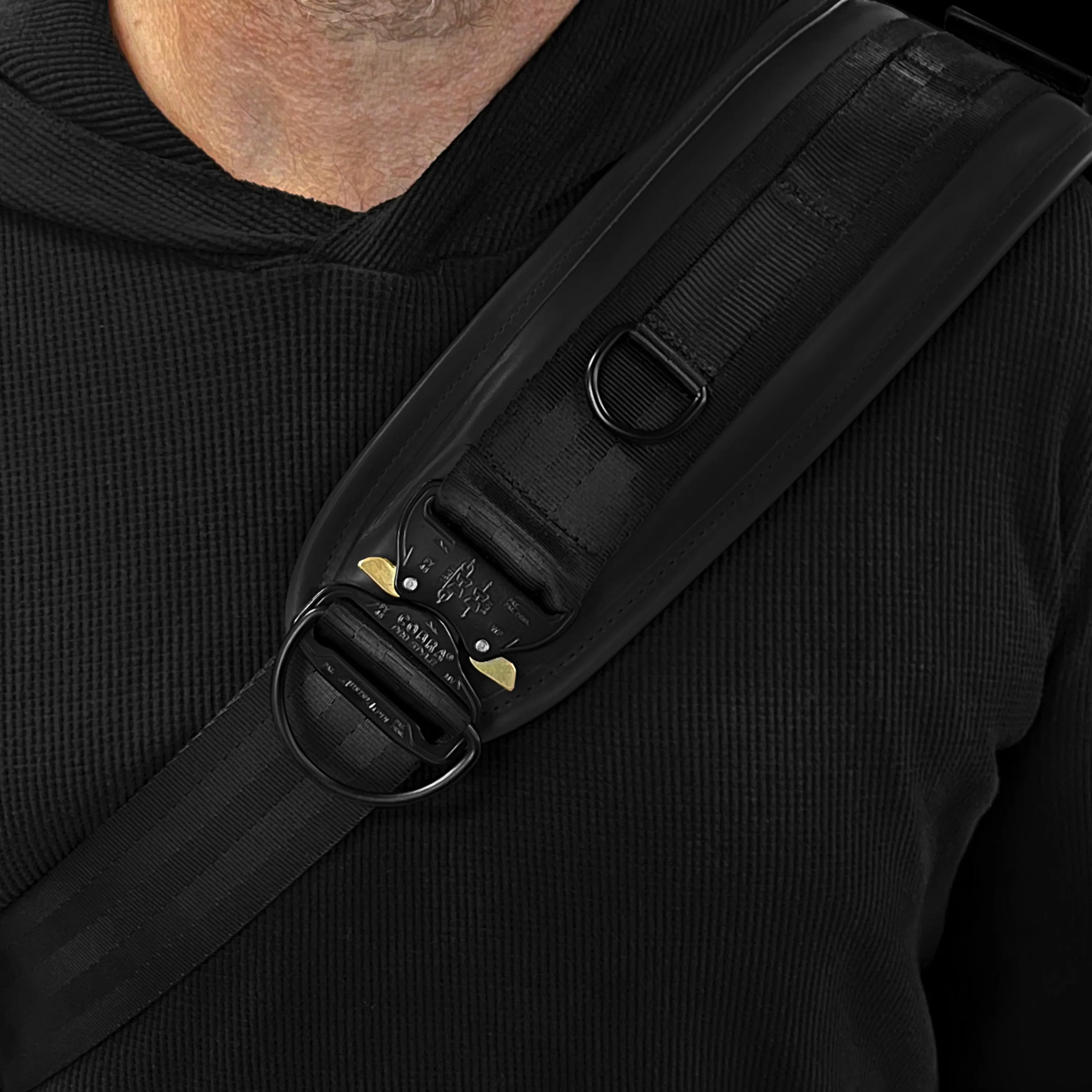 Insidious Sling / Horween Austin Calf Leather x TexWax™ Buffalo Plaid Wax Canvas / Last 1 - Image 9