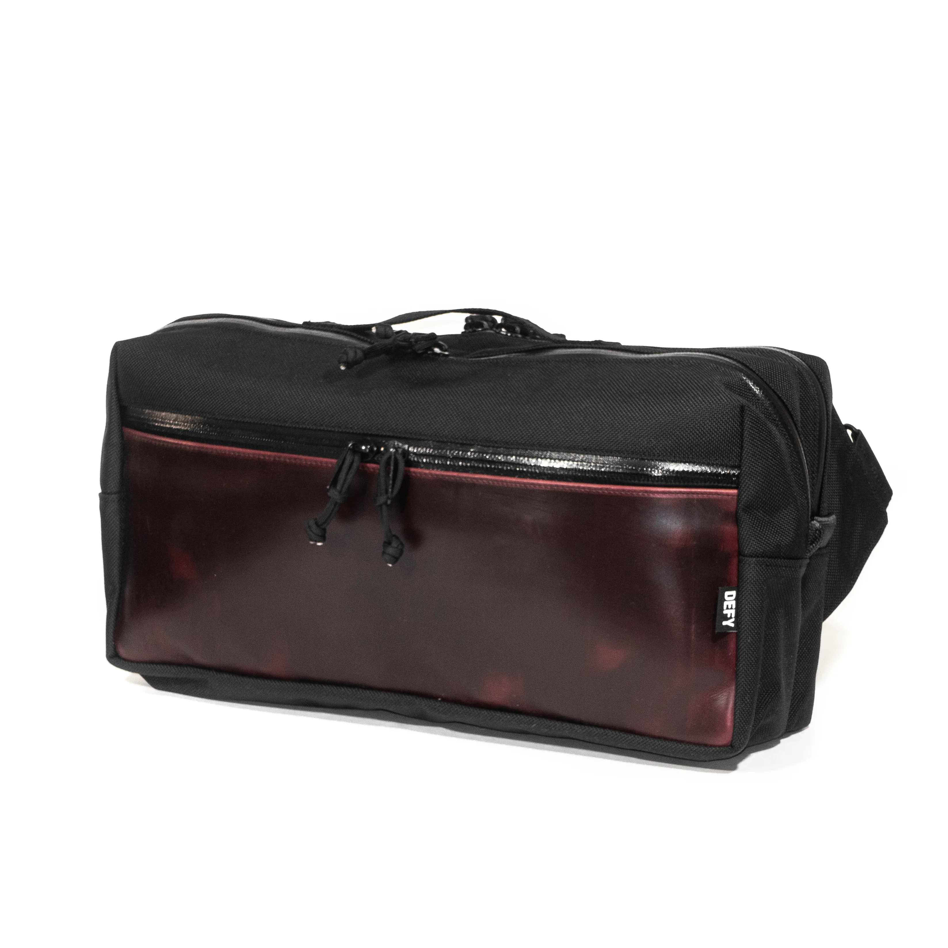 Insidious Sling / Ballistic Nylon + Horween Oxblood Chromexel® Leather / Ships in 8-10 Weeks