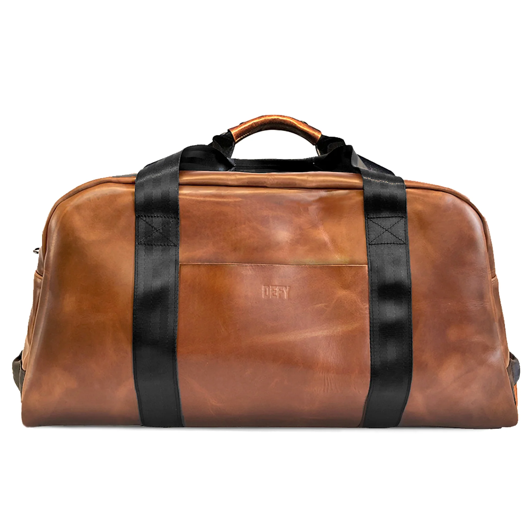Bundle: R&R Weekender Horween Whiskey Cavalier Leather x TexWax™ Buffalo Plaid Wax Canvas / Ships in 6-10 Weeks