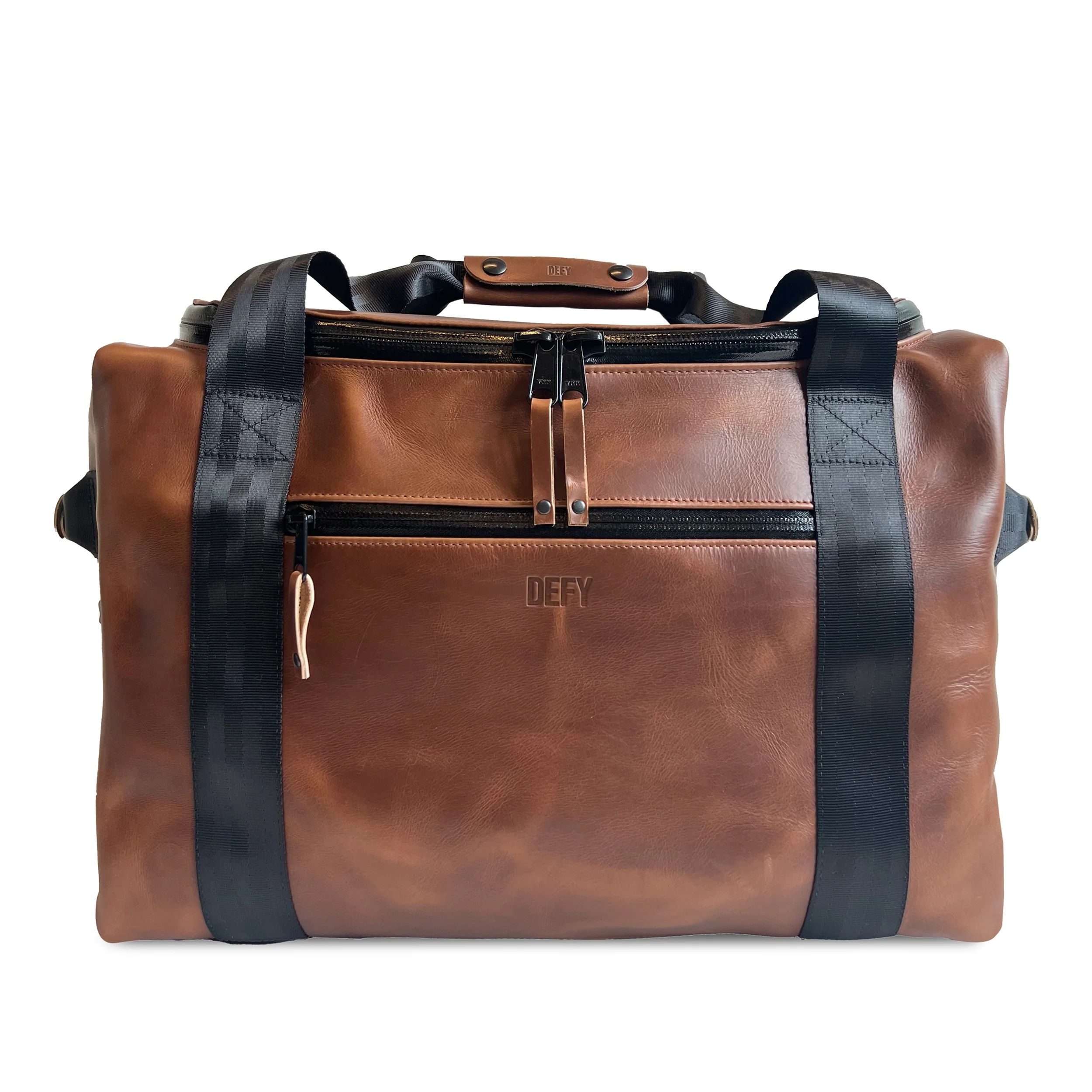 The Rover Backpack / Horween Whiskey Cavalier Leather x Buffalo Plaid Wax Canvas / Last 1