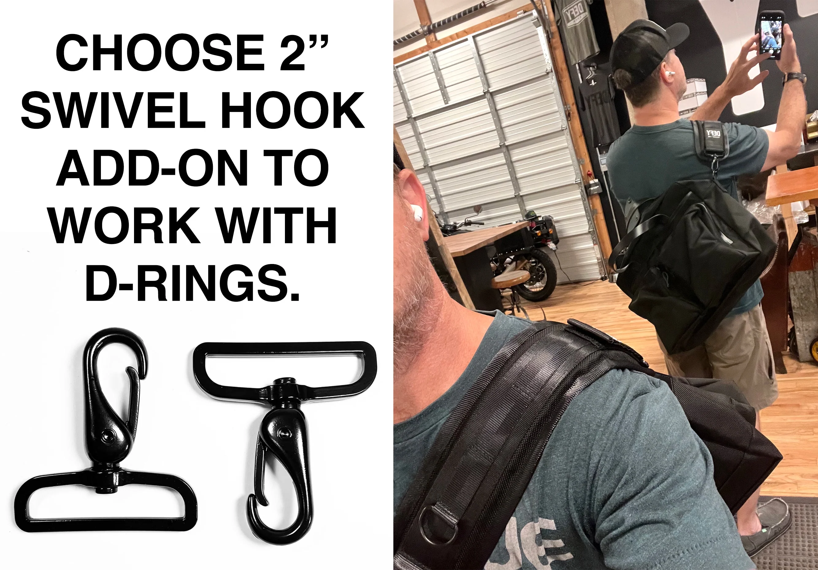 The Ultimate Crossbody Strap Black Dyneema® x Closed-Cell Foam Padding x AustriAlpin® Cobra Buckle / Ships in 2-3 Weeks - Image 18