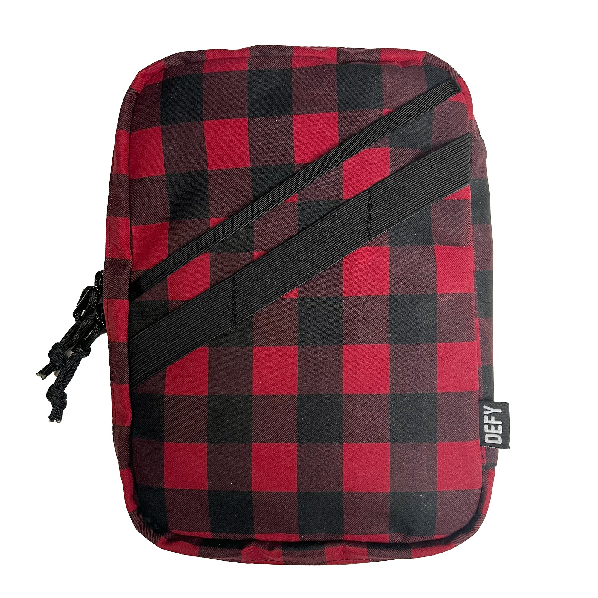 The Void Admin Pouch / TexWax™ Buffalo Plaid Wax Canvas / Ships in 3-4 Weeks